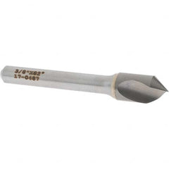 OSG - 3/8" Head Diam, 1/4" Shank Diam, 1 Flute 82° Solid Carbide Countersink - Exact Tooling