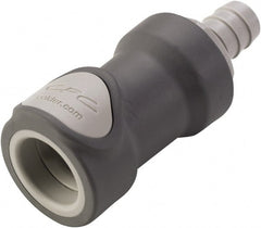 CPC Colder Products - 3/8" Nominal Flow, Female, Nonspill Quick Disconnect Coupling - 120 Max psi, 32 to 160°F, Polypropylene Coupling - Exact Tooling