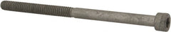Armor Coat - #8-32 UNC Hex Socket Drive, Socket Cap Screw - Alloy Steel, Armor Coat Finish, Partially Threaded, 2-1/2" Length Under Head - Exact Tooling