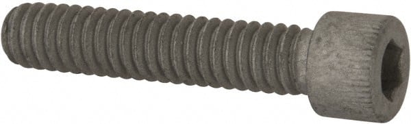 Armor Coat - 1/4-20 UNC Hex Socket Drive, Socket Cap Screw - Alloy Steel, Armor Coat Finish, Fully Threaded, 1-1/4" Length Under Head - Exact Tooling