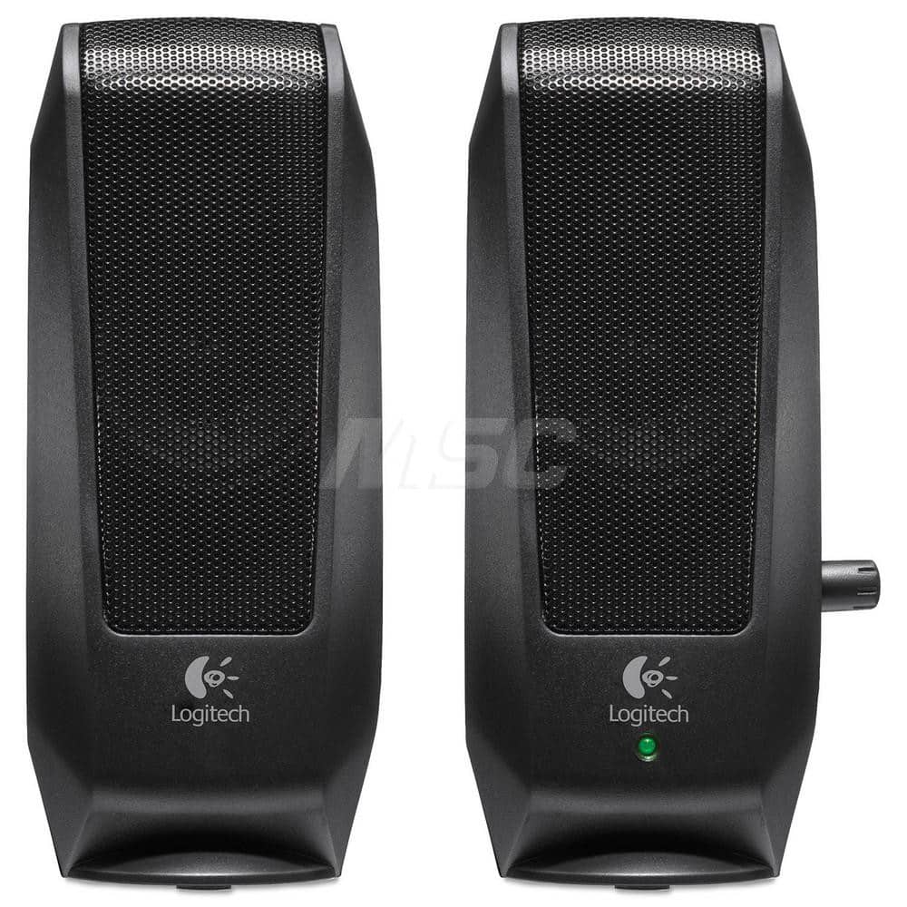 Logitech - Office Machine Supplies & Accessories; Office Machine/Equipment Accessory Type: Speaker System ; For Use With: PC; Laptop ; Color: Black - Exact Tooling