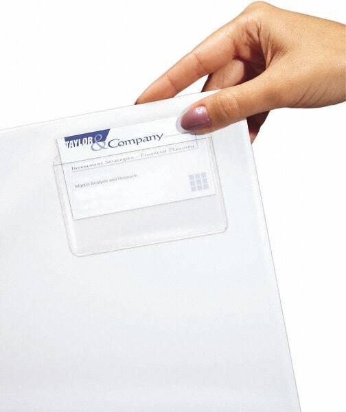C-LINE - 10 Piece Business Card/ID Protectors - 2" High x 3-1/2" Wide - Exact Tooling