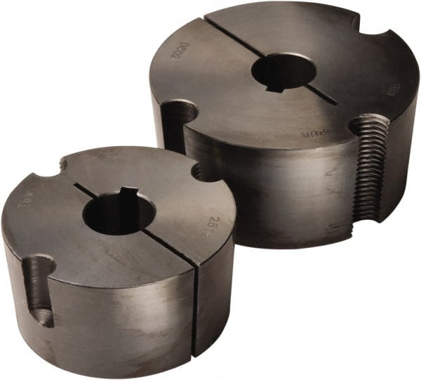 TB Wood's - 15/16" Bore, 5/8 Thread, 1/4" Wide Keyway, 1/8" Deep Keyway, Tapered Lock Sprocket Bushing - 4-1/4" Max Outside Diam - Exact Tooling