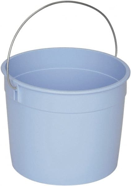 Ability One - 5 Qt, Plastic Round Blue Single Pail - Handle Included - Exact Tooling
