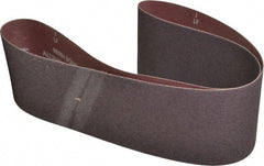 Norton - 4" Wide x 48" OAL, 40 Grit, Aluminum Oxide Abrasive Belt - Aluminum Oxide, Coarse, Coated, Series R228 - Exact Tooling