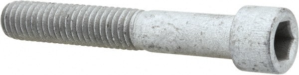 Armor Coat - 3/8-16 UNC Hex Socket Drive, Socket Cap Screw - Alloy Steel, Armor Coat Finish, Partially Threaded, 2-1/2" Length Under Head - Exact Tooling
