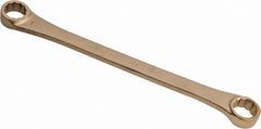 Ampco - 13/16" x 7/8" 12 Point Offset Box Wrench - Double End, 12-1/4" OAL, Aluminum Bronze - Exact Tooling