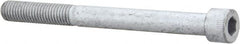 Armor Coat - 1/2-13 UNC Hex Socket Drive, Socket Cap Screw - Alloy Steel, Armor Coat Finish, Partially Threaded, 5-1/2" Length Under Head - Exact Tooling