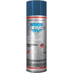 Sprayon - 8 oz Automotive Gasket Sealant - 122°F Max, Blue, Comes in Aerosol Can - Exact Tooling