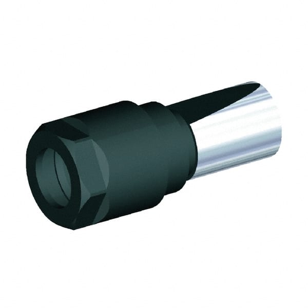 Kennametal - 1" Straight Shank Diam Whistle Notch Tapping Adapter - 7/8" Max Tap Capacity, 42.93mm Projection, Through Coolant - Exact Tooling