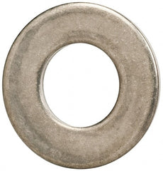 Made in USA - 3/8" Screw, Grade 300 Stainless Steel Standard Flat Washer - 0.405" ID x 0.812" OD, 0.051" Thick, Passivated Finish, Meets Military Specifications - Exact Tooling