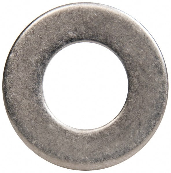 Made in USA - 7/16" Screw, Grade 300 Stainless Steel Standard Flat Washer - 0.469" ID x 0.922" OD, 0.051" Thick, Passivated Finish, Meets Military Specifications - Exact Tooling