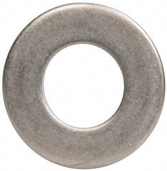 Made in USA - 5/8" Screw, Grade 300 Stainless Steel Standard Flat Washer - 0.656" ID x 1.312" OD, 0.074" Thick, Passivated Finish, Meets Military Specifications - Exact Tooling