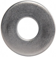 Made in USA - 5/8" Screw, Grade 300 Stainless Steel Standard Flat Washer - 0.688" ID x 1-3/4" OD, 0.108" Thick, Passivated Finish, Meets Military Specifications - Exact Tooling