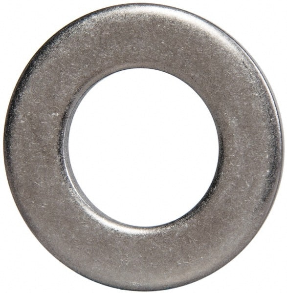 Made in USA - 3/4" Screw, Grade 300 Stainless Steel Standard Flat Washer - 0.812" ID x 1.469" OD, 0.108" Thick, Plain Finish, Meets Military Specifications - Exact Tooling