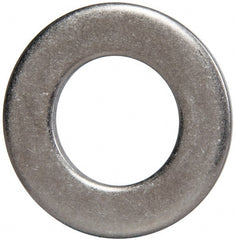 Made in USA - 3/4" Screw, Grade 300 Stainless Steel Standard Flat Washer - 0.812" ID x 1.469" OD, 0.108" Thick, Plain Finish, Meets Military Specifications - Exact Tooling