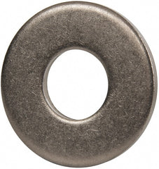 Made in USA - 7/8" Screw, Grade 300 Stainless Steel Standard Flat Washer - 0.938" ID x 2-1/4" OD, 0.136" Thick, Passivated Finish, Meets Military Specifications - Exact Tooling