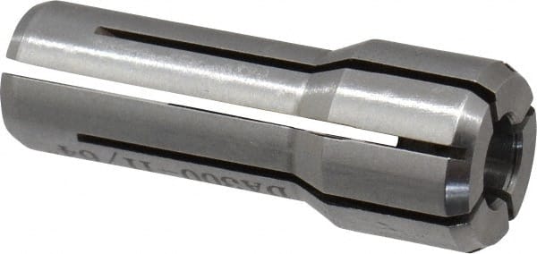 Accupro - 11/64 Inch, Series DA300 Double Angle Collet - 1 Inch Overall Length, 3/8 Inch Overall Diameter - Exact Tooling