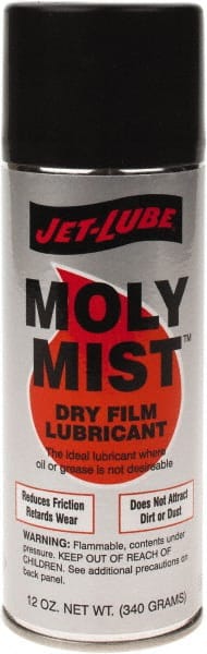 Jet-Lube - 12 oz Aerosol Spray Lubricant - High Temperature, Low Temperature - Exact Tooling