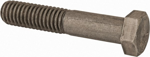 Value Collection - 3/8-16 UNC, 2" Length Under Head Hex Head Cap Screw - Grade 18-8 Stainless Steel, Uncoated, 9/16" Hex - Exact Tooling