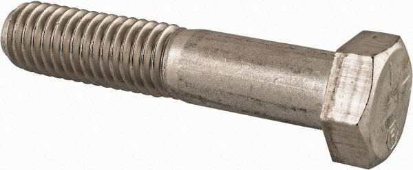 Made in USA - 1/2-13 UNC, 2-1/2" Length Under Head Hex Head Cap Screw - Exact Tooling