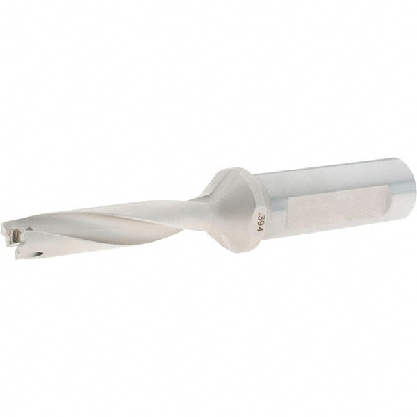 Iscar - 0.394 to 0.409" Diam, 5xD, 1.96" Max Depth, 5/8" Shank Diam, Replaceable Tip Drill - IDI Insert, 10 Seat Size, DCM Toolholder, Series ChamDrill - Exact Tooling