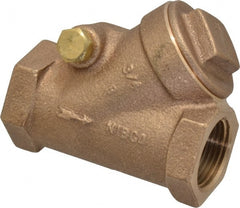 NIBCO - 3/4" Bronze Check Valve - Y-Pattern, FNPT x FNPT, 200 WOG - Exact Tooling