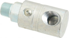 Parker - 3/8-18 NPTF Steel Hydraulic Hose Male NPT To Female NPT Swivel - 5,000 psi - Exact Tooling