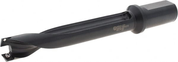 Allied Machine and Engineering - 26 to 28.57mm Diam, 5xD, 5-23/32" Max Depth, 1-1/4" Shank Diam, 9-5/8" OAL, Replaceable Tip Drill - Series 26 - Exact Tooling