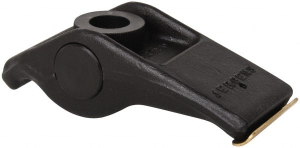 Jergens - 3/4" Stud, 2-3/4" Max Clamping Height, Steel, Adjustable & Self-Positioning Strap Clamp - 6-1/4" Long, 2-1/2" Wide, 1-3/4" High, 3-3/4" Heel to Stud Center - Exact Tooling