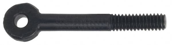 Jergens - 1-8, External Male Thread, Alloy Steel, Eye Hole Head, Rod End - Black Oxide Finish, 1" Shank Diam, 8" Hole Center to End, Grade 4142, 6.79" Thread Length - Exact Tooling