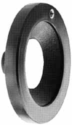 Jergens - 6" Diam, 1-11/32" Hub Diam, Wheel-Acetal Co-Polymer Hub-Cast Iron, Angular Handwheel - 23/32 Smaller to 1-11/32" Larger Diam - Exact Tooling