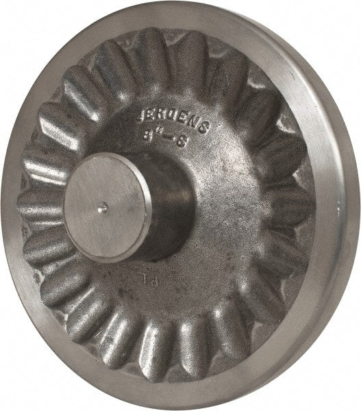 Jergens - 8" Diam, 2" Hub Diam, Grade #319, Aluminum Alloy, Angular Handwheel - 2-15/16" Hub Length, 7/8 Smaller to 3/16" Larger Diam - Exact Tooling