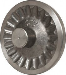 Jergens - 8" Diam, 2" Hub Diam, Grade #319, Aluminum Alloy, Angular Handwheel - 2-15/16" Hub Length, 7/8 Smaller to 3/16" Larger Diam - Exact Tooling