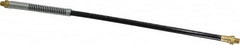 Lincoln - 18" Long, 4,500 psi Operating Pressure, Grease Gun Hose & Coupler Assembly - 1/8 NPTF - Exact Tooling