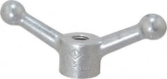 Jergens - 2 Offset Arms, 1/2-13" Hole, Tapped Speed Handle - 1-1/2" High, 1-1/8" Hub Diam - Exact Tooling