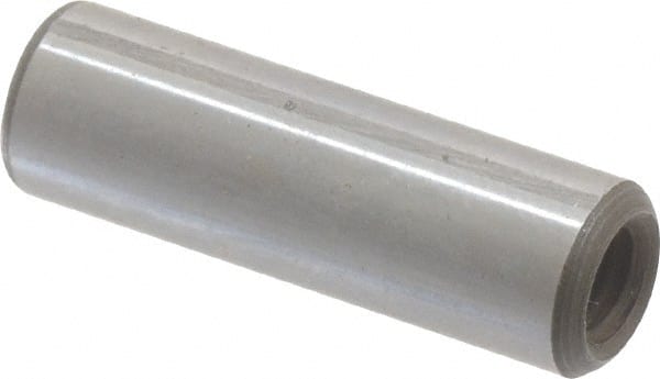 Jergens - 5/16" Diam x 1" Pin Length C-1215 Alloy Steel Pull Out Dowel Pin - C 47-58 & C 60-64 (Surface) Hardness, 1 Beveled & 1 Threaded End - Exact Tooling