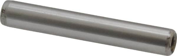 Jergens - 5/16" Diam x 2" Pin Length C-1215 Alloy Steel Pull Out Dowel Pin - C 47-58 & C 60-64 (Surface) Hardness, 1 Beveled & 1 Threaded End - Exact Tooling