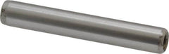Jergens - 5/16" Diam x 2" Pin Length C-1215 Alloy Steel Pull Out Dowel Pin - C 47-58 & C 60-64 (Surface) Hardness, 1 Beveled & 1 Threaded End - Exact Tooling