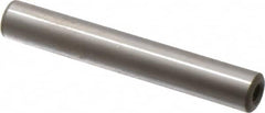 Jergens - 3/8" Diam x 2-1/2" Pin Length C-1215 Alloy Steel Pull Out Dowel Pin - C 47-58 & C 60-64 (Surface) Hardness, 1 Beveled & 1 Threaded End - Exact Tooling
