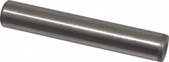 Jergens - 1/2" Diam x 3" Pin Length C-1215 Alloy Steel Pull Out Dowel Pin - C 47-58 & C 60-64 (Surface) Hardness, 1 Beveled & 1 Threaded End - Exact Tooling