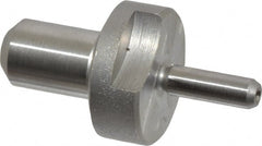 Jergens - 0.1401" Nose Diam, 7/16" Nose Length, 5/8" Collar Diam, Slip Fit Round Straight Locating Pin - Low Carbon Steel, 5/16" Tail Diam, 1-3/16" OAL, +0.0000" Tolerance - Exact Tooling
