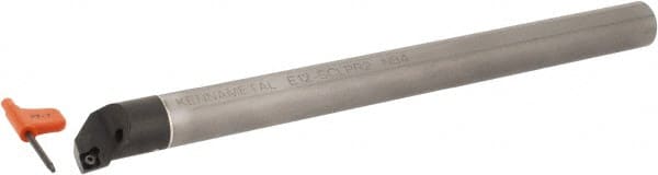 Kennametal - 23.62mm Min Bore Diam, 254mm OAL, 3/4" Shank Diam, E-SCLP Indexable Boring Bar - CP.. Insert, Screw Holding Method - Exact Tooling