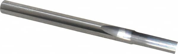 Onsrud - 1/4" Diam, 1/4" Shank Diam, 3/4" Length of Cut, 1 Flute Single Edge Straight Router Bit - 3-1/4" Overall Length, Left Hand Cut, Solid Carbide - Exact Tooling