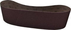 3M - 6" Wide x 48" OAL, 36 Grit, Aluminum Oxide Abrasive Belt - Aluminum Oxide, Very Coarse, Coated, X Weighted Cloth Backing, Series 341D - Exact Tooling