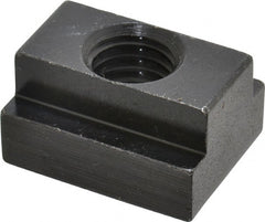 Jergens - 1/2-13 Blind Tapped T Slot Nut - 9/16" Slot Width, 7/8 x 11/32" Base Width x Height, 1-1/8 x 5/8" OAL x Height - Exact Tooling