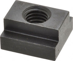Jergens - 1/2-13 Blind Tapped T Slot Nut - 5/8" Slot Width, 1 x 11/32" Base Width x Height, 1-1/8 x 5/8" OAL x Height - Exact Tooling