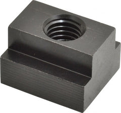 Jergens - 5/8-11 Blind Tapped T Slot Nut - 13/16" Slot Width, 1-1/4 x 9/16" Base Width x Height, 1-1/2 x 1" OAL x Height - Exact Tooling