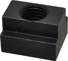 Jergens - 3/4-10 Blind Tapped T Slot Nut - 13/16" Slot Width, 1-1/4 x 9/16" Base Width x Height, 1-1/2 x 1" OAL x Height - Exact Tooling