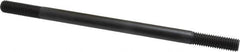 Jergens - 1/2-13 9" OAL Equal Double Threaded Stud - Alloy Steel, Black Oxide Finish, 1-1/2" Equal Thread Length - Exact Tooling